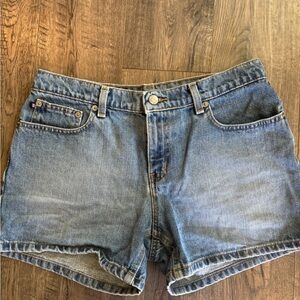 Vintage Ralph Lauren 4" Saturday Shorts Classic Blue Denim Women's